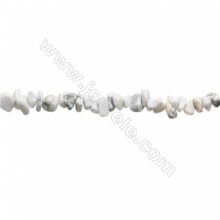 Natural Howlite Beads Strand  Irregular  Size 4~8x5~14mm  hole 0.8mm  31~32" x 1strand