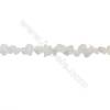 Natural White Agate Beads Strand  Chips  Size 4~8x5~14mm  hole 0.8mm  31~32" x 1strand