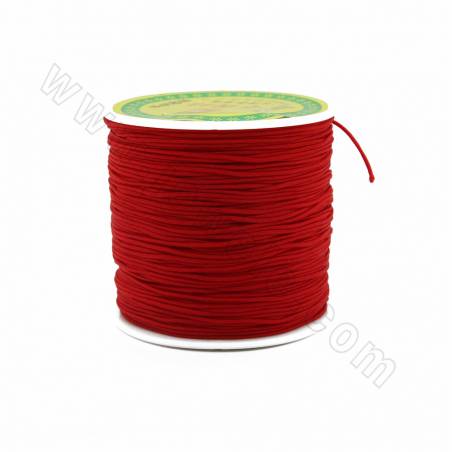 ナイロン糸、赤、厚さ0.8mm、長さ100m/ロール