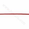 Chinesisches Garn Nylonfaden für Schmuckperlen, rot, dick 0,8 mm, Länge 100 Meter / Rolle