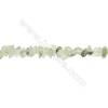 Natural Prehnite Beads Strand  Chips  Size 4~8x5~14mm  hole 0.8mm  31~32" x 1strand