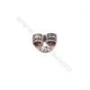 925 Sterling silver ear-nuts/clutches  ear findings  5mm x100pcs hole diameter 0.8mm