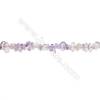 Natural Amethyst Beads Strand  Chips  Size 4~7x5~12mm  hole 0.8mm  31~32" x 1strand
