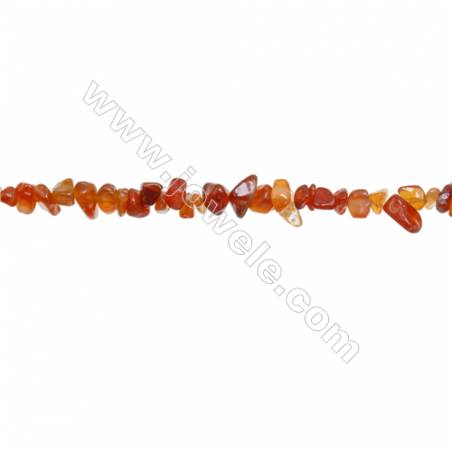 Natural Carnelian Chips Beads   Size 4~8x5~13mm  hole 0.8mm  31~32" x 1 Strand