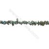 Natural African Turquoise Chips Beads   Size 4~8x5~14mm  hole 0.8mm  31~32" x 1 Strand
