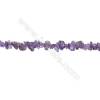 Natural Amethyst Beads Strand  Chips  Size 4~7x5~14mm  hole 0.8mm  31~32" x 1strand