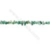 Natural Green Agate Beads Strand  Chips  Size 4~7x5~14mm  hole 0.8mm  31~32" x 1strand