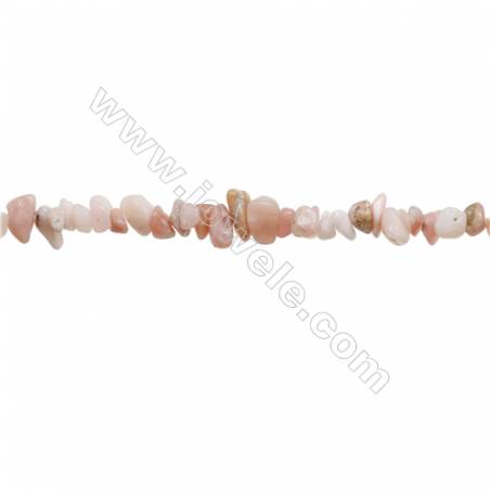 Natural Red Morganite Beads Strand  Chips  Size 4~7x5~10mm  hole 0.8mm  31~32" x 1strand
