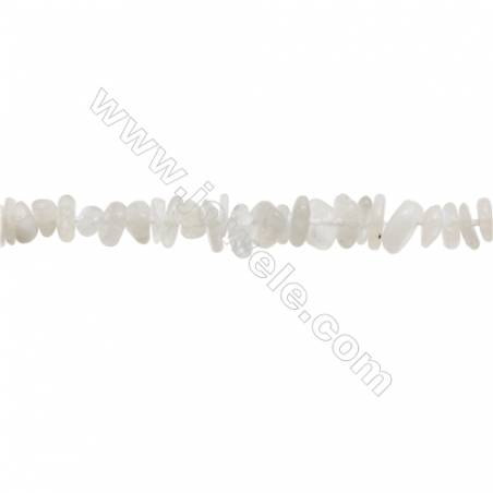 Natural Moonstone Beads Strand  Chips  Size 5~9x6~13mm  hole 0.8mm  15~16" x 1strand