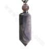 天然寶石香水瓶項鏈 鏈長35釐米 箭頭 尺寸15x58~62毫米 容量約1毫升 1個/包