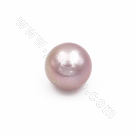 天然淡水珍珠 多彩半孔珠 圓形 直徑約12~13毫米 孔徑1毫米 1顆/包