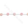 Perles de coquille de reine de conque rose naturelle brins en forme d'éventail taille 11x10-15x14 mm diamètre 1.2 mm environ 15
