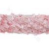 Натуральные розовые бусины из раковины королевы кончака пряди бабочки Размер 6x8мм Отверстие 1 мм Около 15 бусин/прядь 15