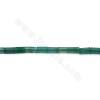 綠瑪瑙串珠 圓柱 尺寸2x4毫米 孔徑0.4毫米 長度39-40厘米/條