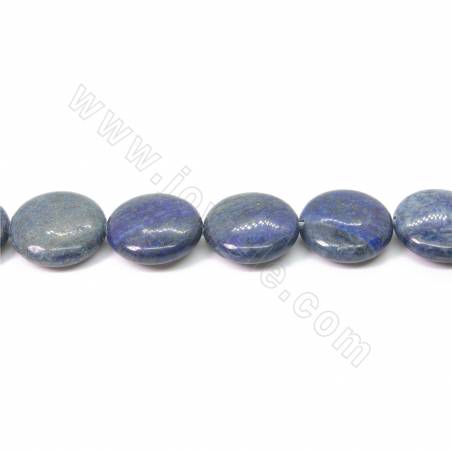 Lapis lazuli beads strand rondelle diameter 18 mm hole 1mm 15~16"/strand