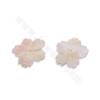 Ciondoli di conchiglia regina rosa naturale dimensione fiore circa 26-34 mm foro 1,5 mm 1pc