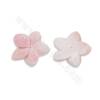 Ciondoli di conchiglia regina rosa naturale dimensione fiore 30 mm foro 1mm 1 pezzi/confezione