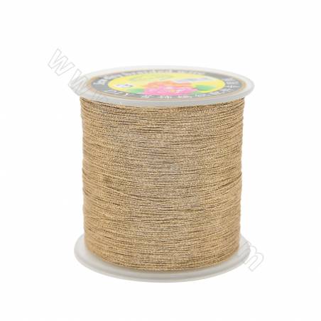 Polyester Threads  Gold Thickness  0.3mm 150m/coil