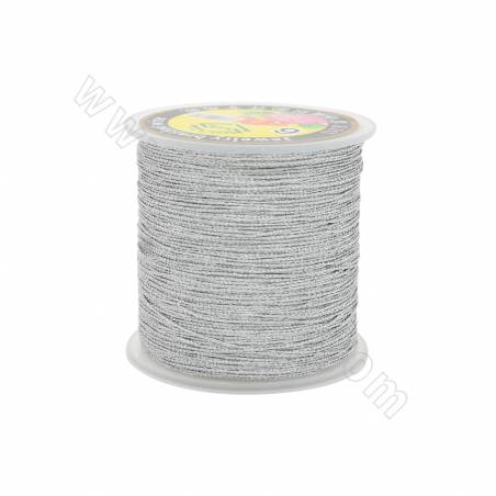 Polyester Threads Silver Thickness 0.6mm 70m/Coil