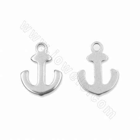 304 stainless steel pendant  Anchor  size 9x12mm hole 1.2mm 200pcs/pack