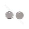 304 stainless steel pendant round disc diameter 8mm hole 1.2mm 200pcs/pack