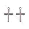 304 stainless steel  pendant cross  size 12x20mm hole 1.5mm 100 pcs /pack