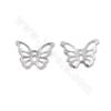 304 stainless steel pendant charms hollow butterfly size  14x10mm hole about 3mm 200pcs/pack