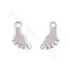 304 stainless steel pendant foot  size 8x12mm hole1.8mm 20pcs/pack