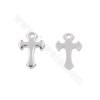 304 stainless steel pendant cross size 9x12mm hole 1.2mm 200 pcs/pack