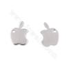 304 stainless steel pendant charms apple size 9x12mm hole 1mm 200pcs/pack