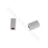 304 stainless steel rectangle beads  size  3x6mm hole 1.8 mm 100 pcs/pack