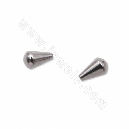 304stainless steel charms teardrop  size 3x5mm 100 pcs/pack