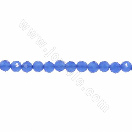 Synthesis cat’s eyes stone beads strand round faceted diameter 3mm hole 0.8mm15~16"/strand