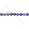 Synthesis multi-color zirconia beads strand round faceted diameter 2-4mm hole 0.8mm 15~16"/strand