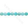 Natural  amazonite beads strand faceted round diameter 3 mm hole 0.8 mm 15~16"/strand