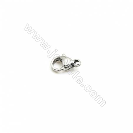304 Stainless Steel Lobster Clasp  Size 5x9mm  Hole 1mm  300pcs/pack