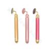 Multi-color Natural gemstone electric facial  massager alloy welding length about 156mm width 28mm x1piece
