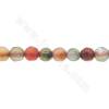 Natural Rainbow Agate Beads Strand Faceted Round Diameter 4mm Hole 0.8mm 39-40cm/Strand