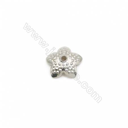 304 Stainless Steel Beads Cap  Size 10x3mm  Hole 1.5mm  400pcs/pack