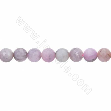 Natural ruby beads strand faceted round diameter 8 mm hole 1mm 15~16"/strand