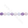 Perles de quartz naturel de couleur mélangée, étoile à facettes 7x8mm trou1.2mm 15~16"/cordeau