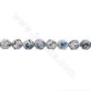 Perles K2 naturelles en étoile à facettes taille 9x10mm trou 1.2mm 15~16"/cordeau