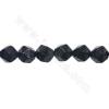 Synthesis Blue Goldstone Faceted Star Cut Size9x10mm Hole1.2mm 39-40cm/Strand