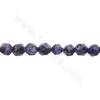 Natural charoite beads strand faceted star cut size 8x8mm hole 1.2mm 15~16"/strand