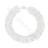 Ожерелье из натуральных белых раковин длина 46 см ширина 19-30 мм x1шт