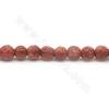 Synthesis Goldstone Faceted Round 4mm Hole1.2mm 39-40cm/Strand