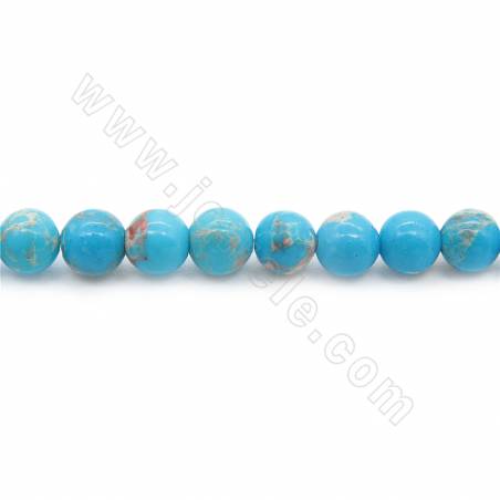 Multi-color Dyed Imperial Jasper  Beads Strand Round Diameter 4-12mm Hole 1.2mm 15''-16''/Strand