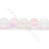 Multi -color synthesis matte moonstone beads strand round diameter 6-10mm hole 1.2mm 15''-16''/strand