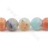 Dyed Matte Weathered Agate Beads Strand Round Diameter 10mm  Hole 1.2mm About 38 Beads/Strand 39-40cm
