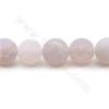 Perles d'agate naturelle matte et météorisée, diamètre 10mm, trou 1.2mm, environ 38 perles/brin